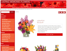 Tablet Screenshot of lastingmemoriesflowers.com